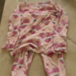 Posh Peanut heart two piece pajamas
